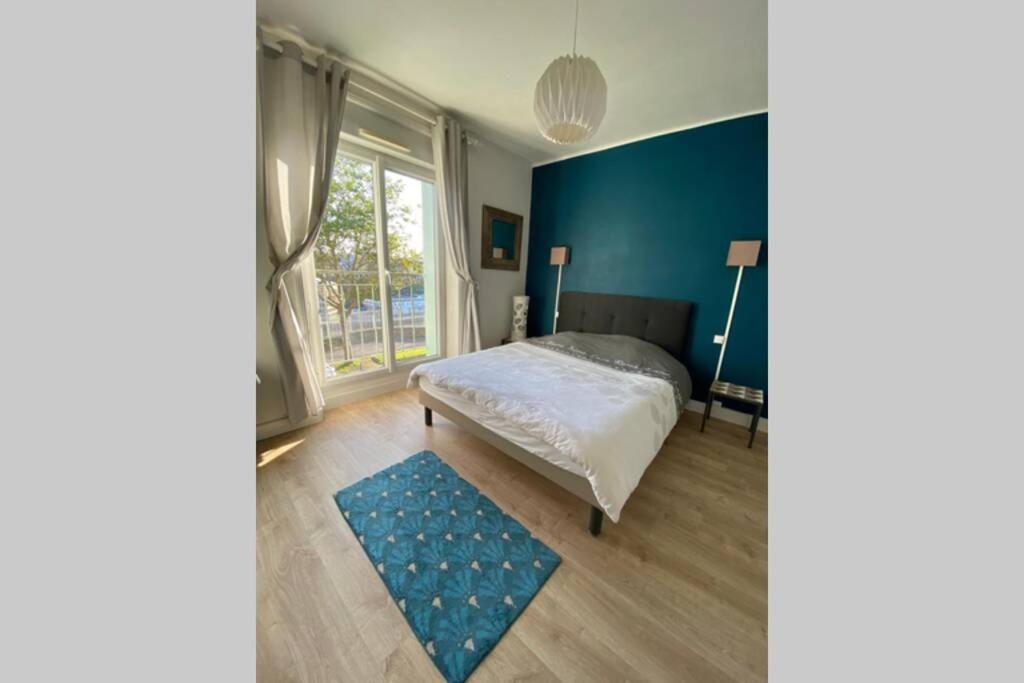 Milin : Appt 2 Ch Vue Sur Mer, Lumineux - Centre-Ville, Proche Facs, Telepherique Et Arsenal. Brest Exterior foto